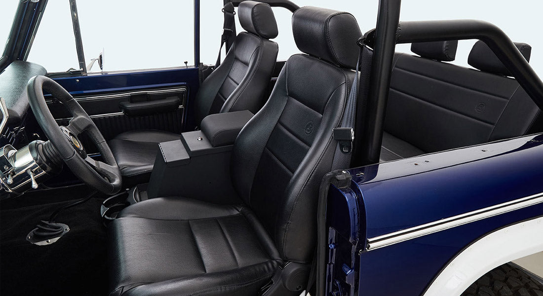 Classic Ford Bronco interior