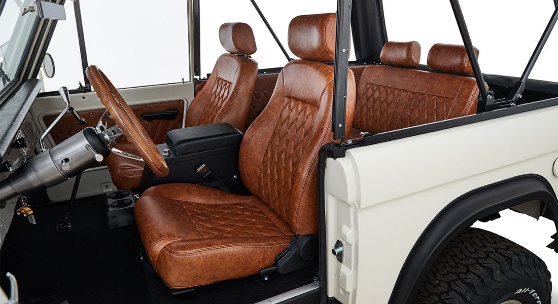 Classic Ford Bronco interior
