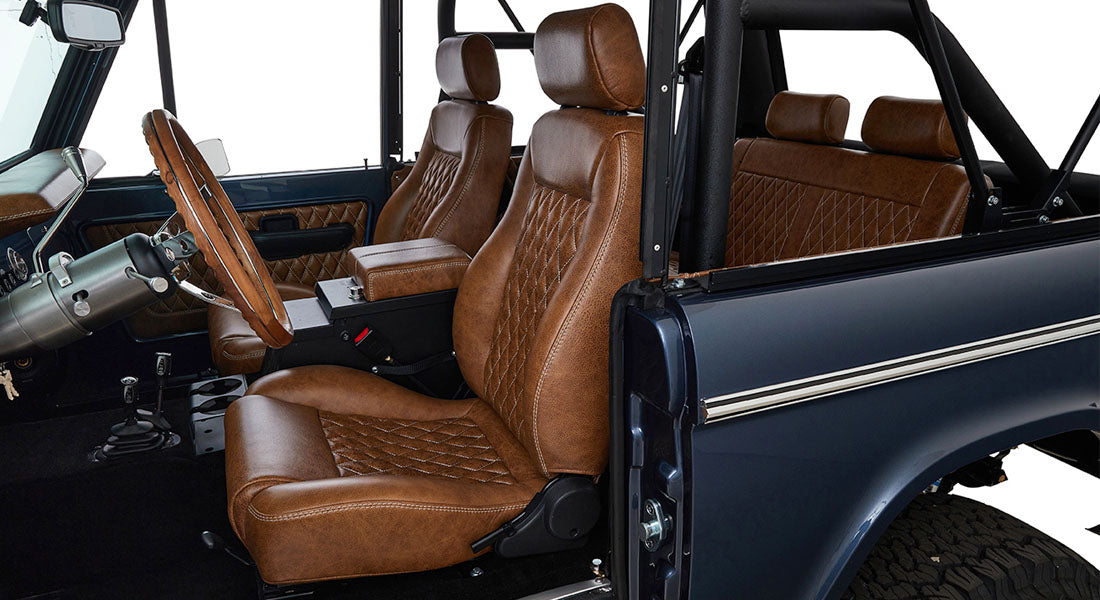 Classic Ford Bronco interior