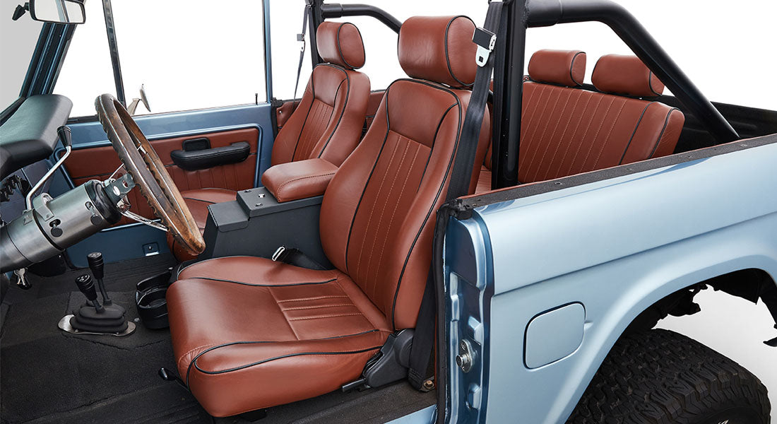 Classic Ford Bronco interior