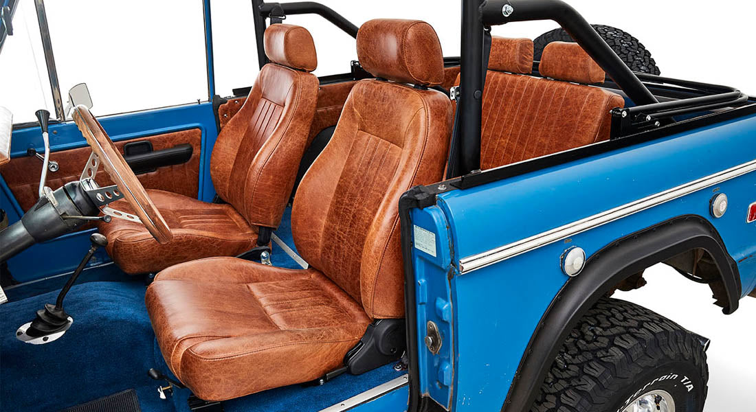 Classic Ford Bronco interior