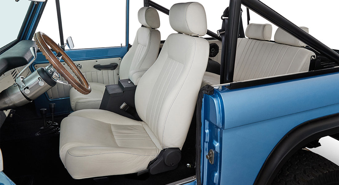 Classic Ford Bronco interior