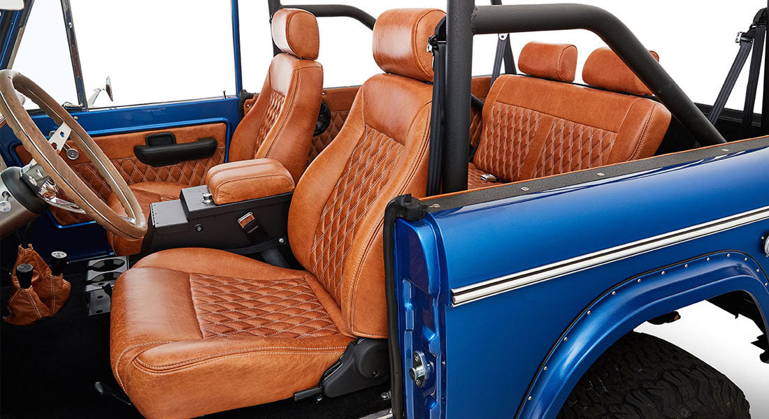 Classic Ford Bronco interior
