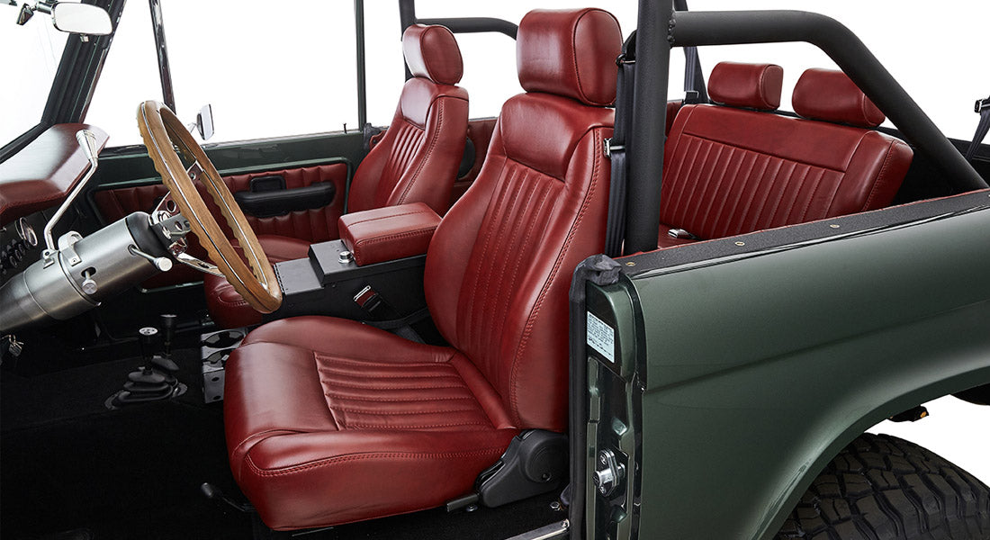 Classic Ford Bronco interior