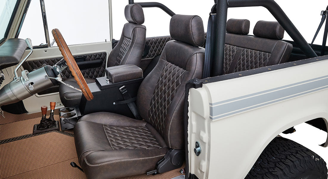 Classic Ford Bronco interior