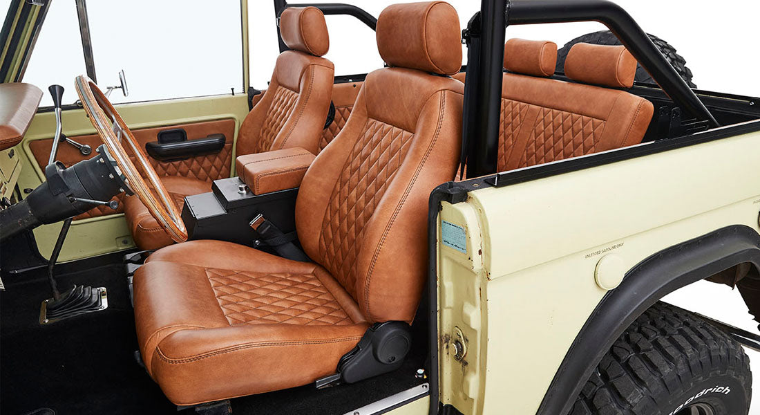 Classic Ford Bronco interior
