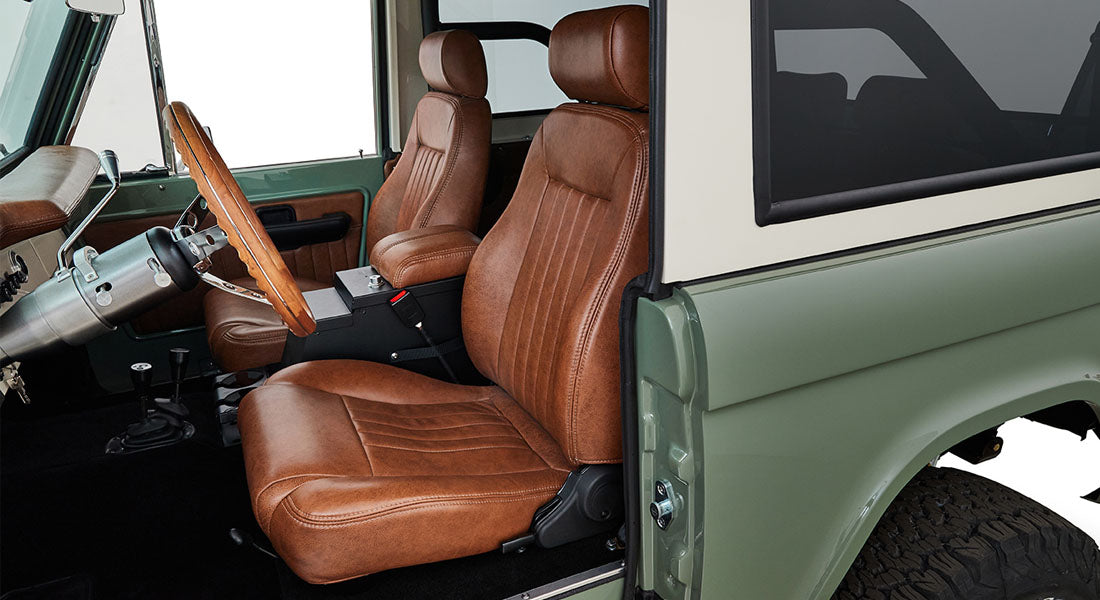 Classic Ford Bronco interior