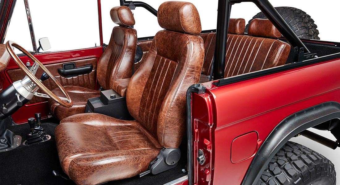 Classic Ford Bronco interior