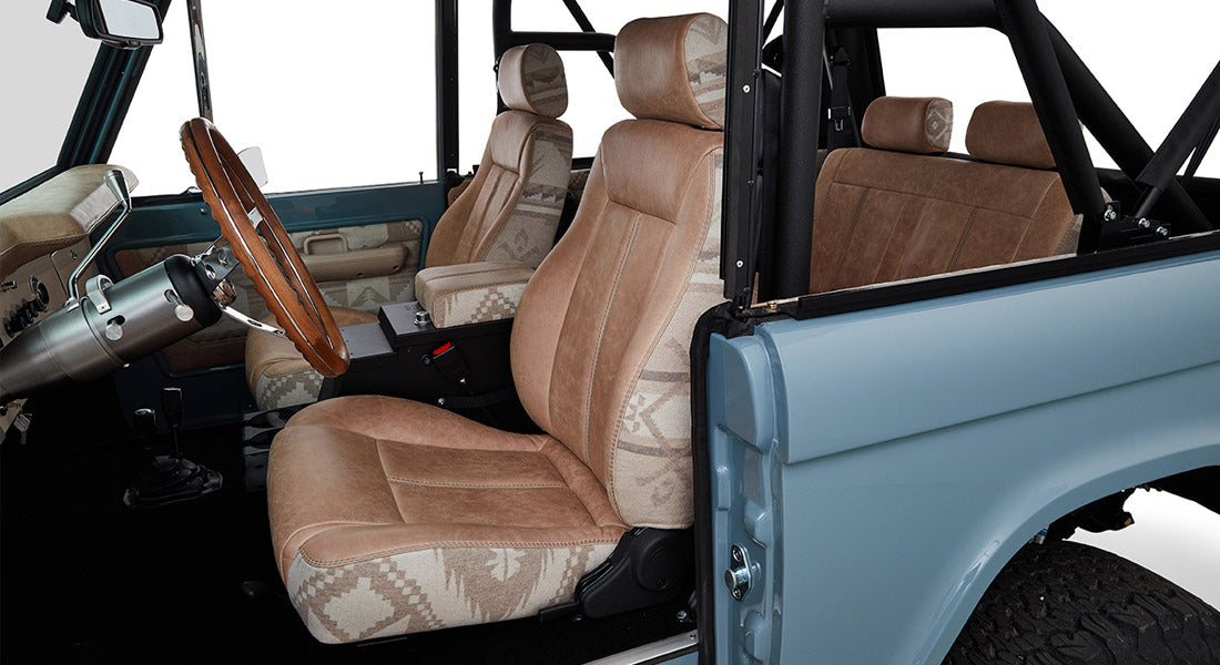 Classic Ford Bronco interior