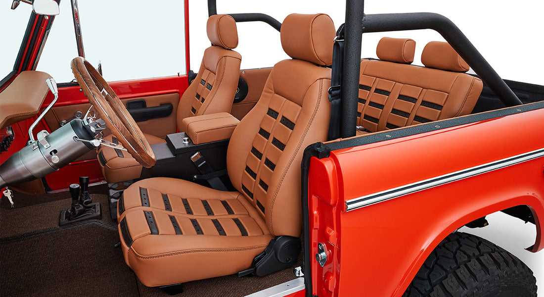 Classic Ford Bronco interior