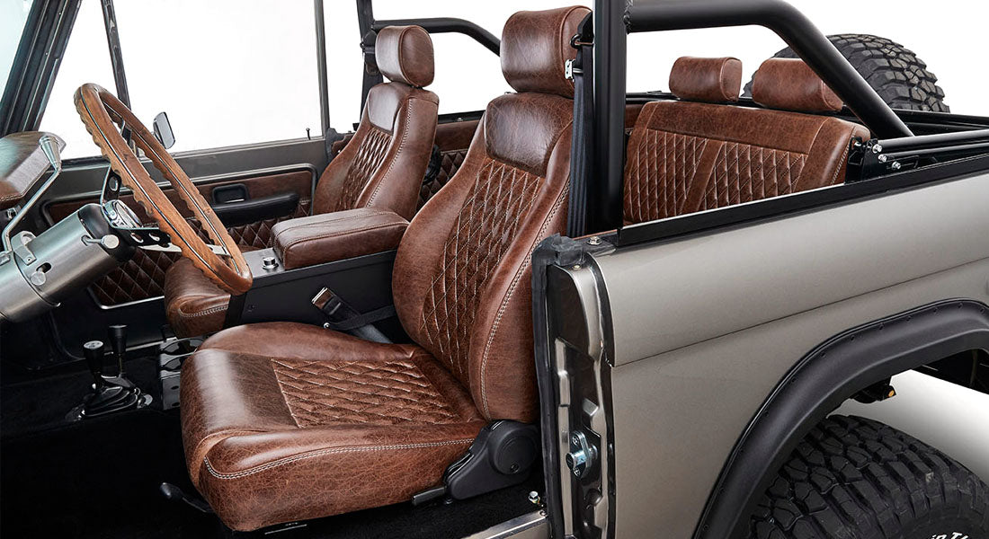 Classic Ford Bronco interior