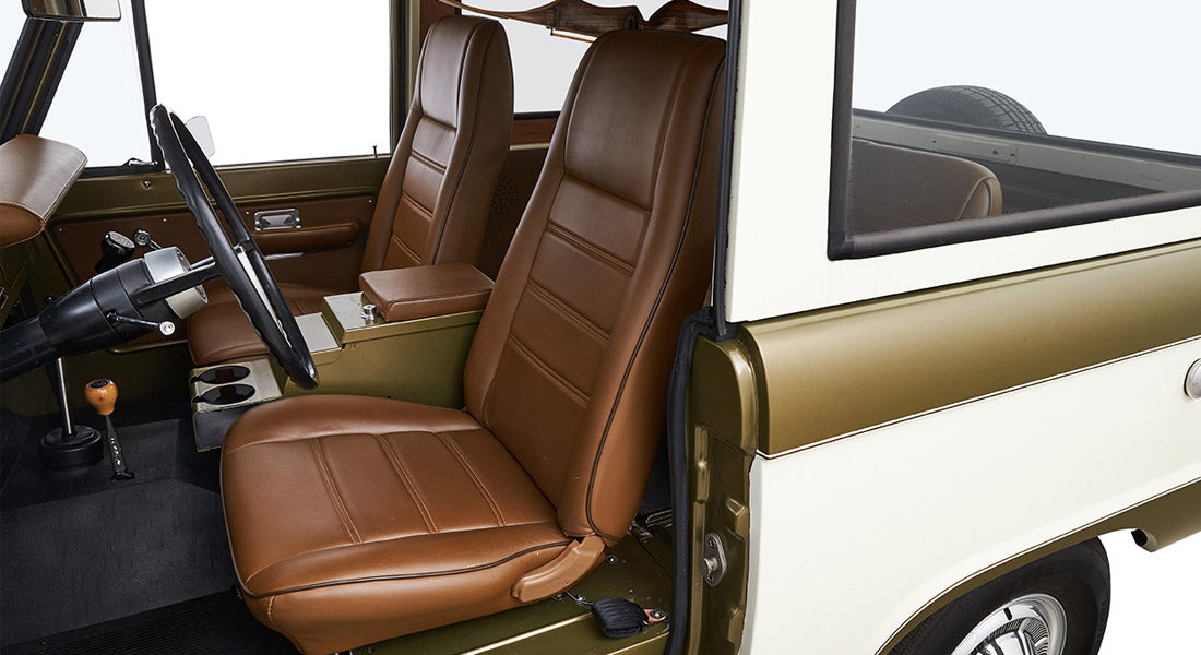 Classic Ford Bronco interior