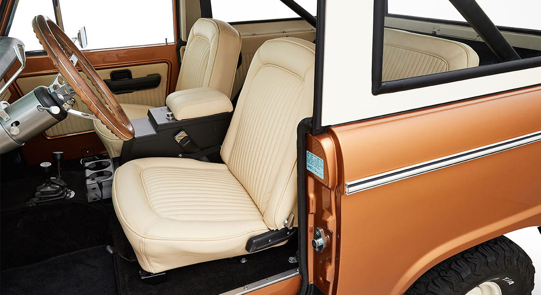 Classic Ford Bronco interior