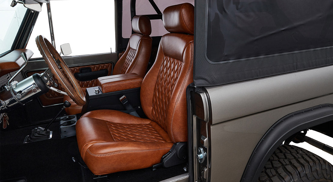 Classic Ford Bronco interior