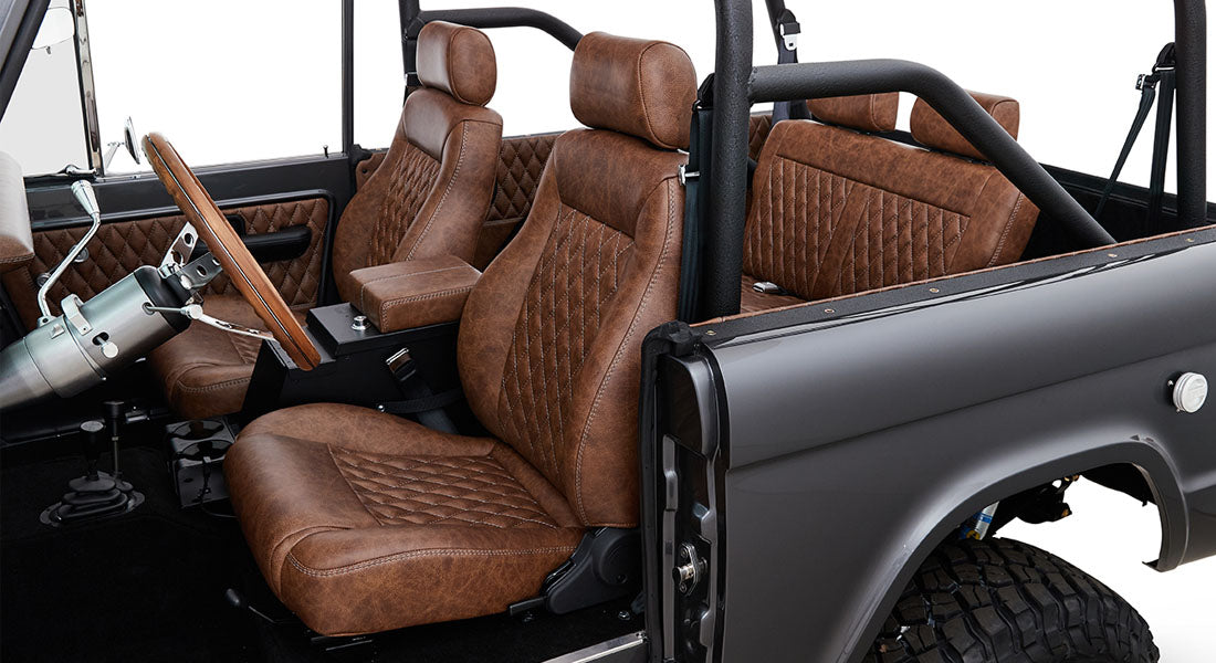 Classic Ford Bronco interior