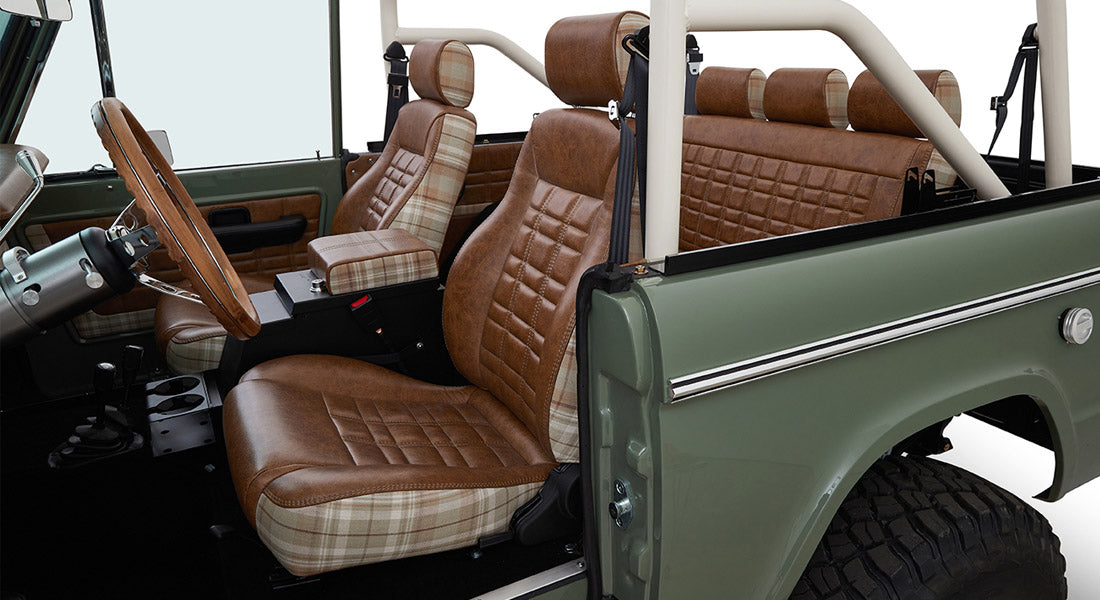 Classic Ford Bronco interior