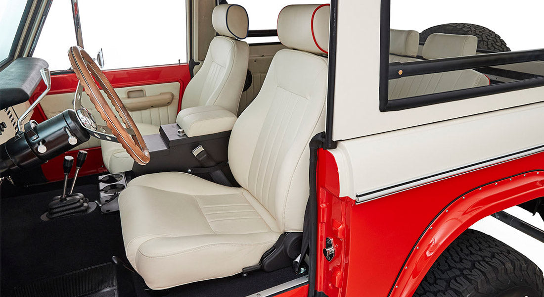 Classic Ford Bronco interior
