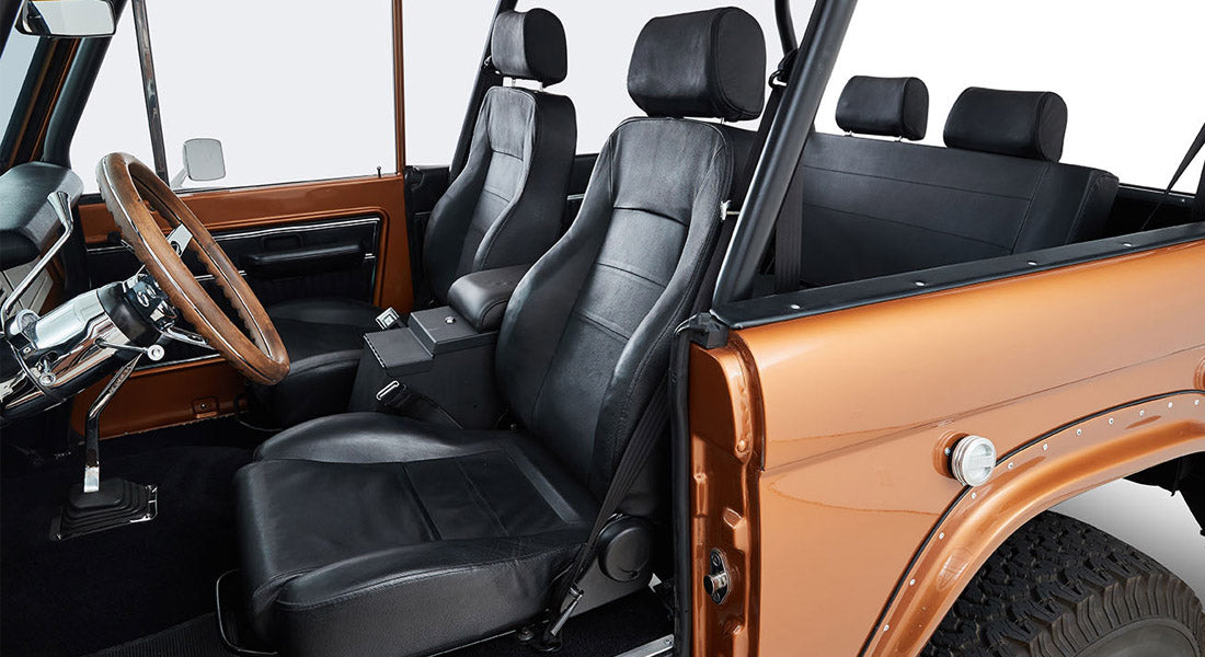 Classic Ford Bronco interior