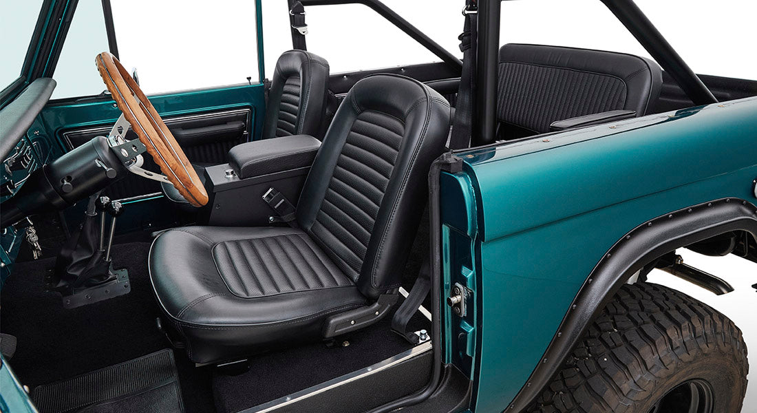 Classic Ford Bronco interior