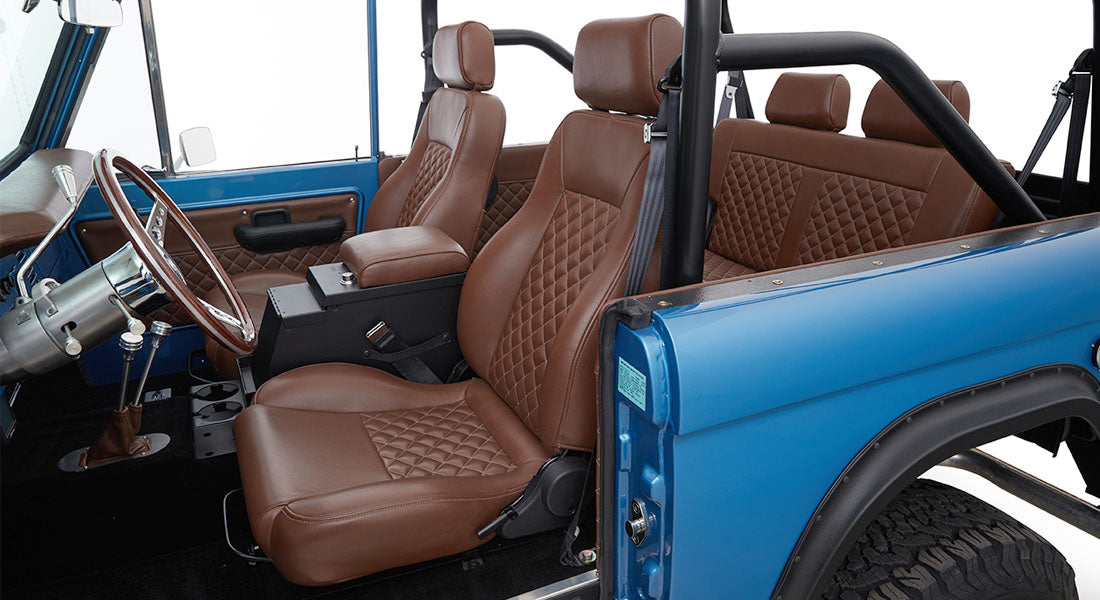 Classic Ford Bronco interior