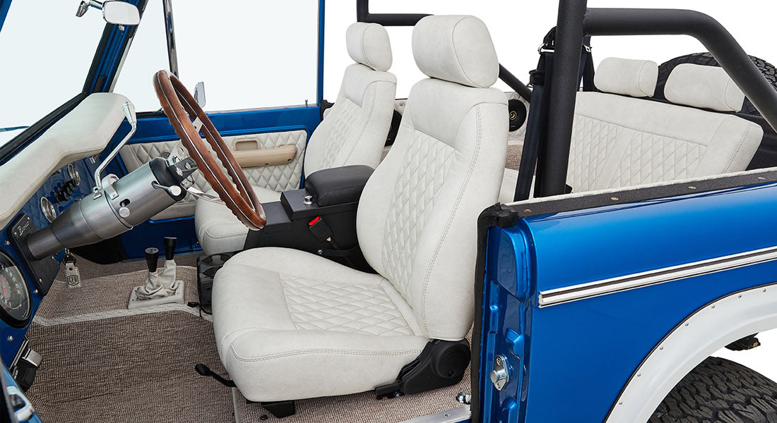 Classic Ford Bronco interior