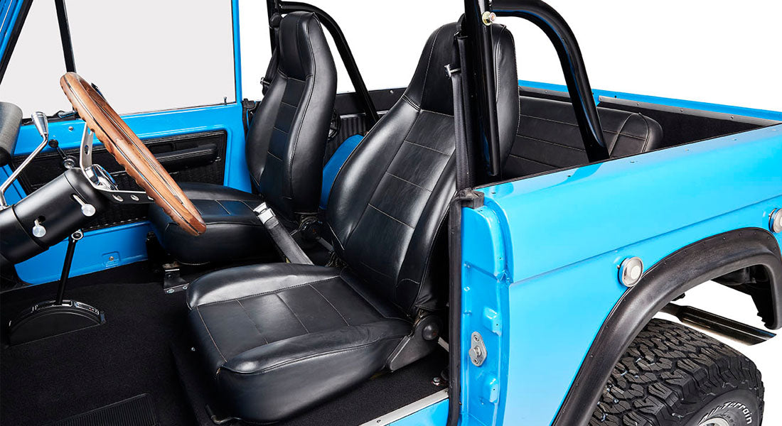 Classic Ford Bronco interior