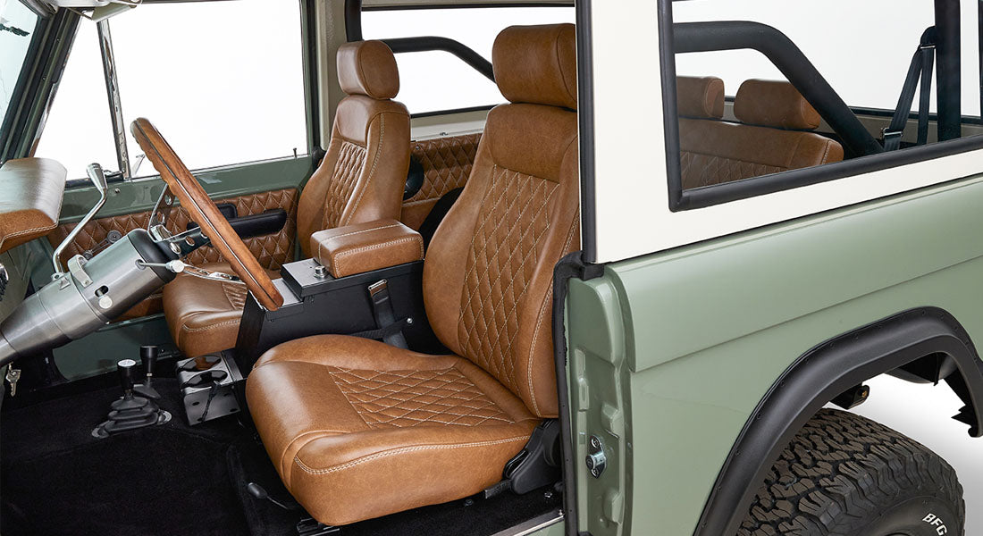 Classic Ford Bronco interior