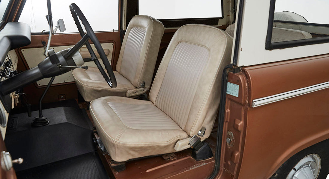 Classic Ford Bronco interior