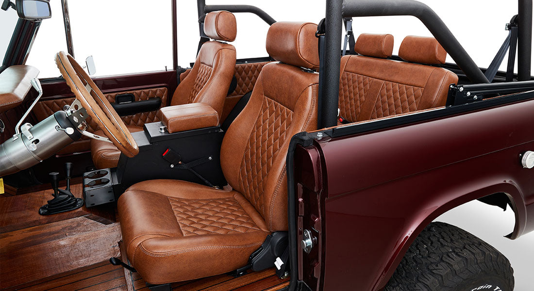 Classic Ford Bronco interior