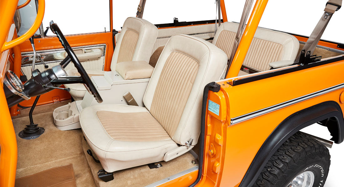 Classic Ford Bronco interior