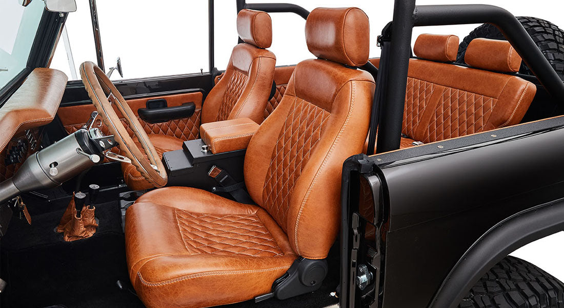 Classic Ford Bronco interior