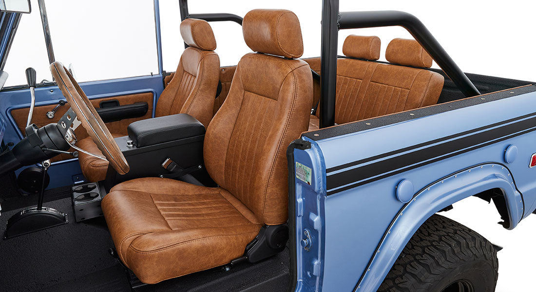 Classic Ford Bronco interior