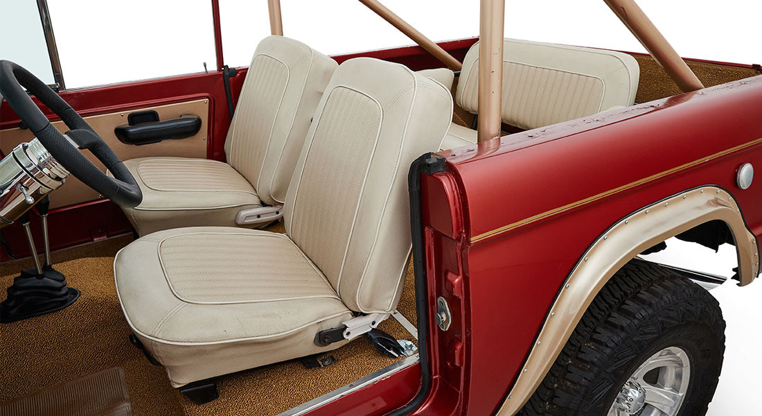 Classic Ford Bronco interior