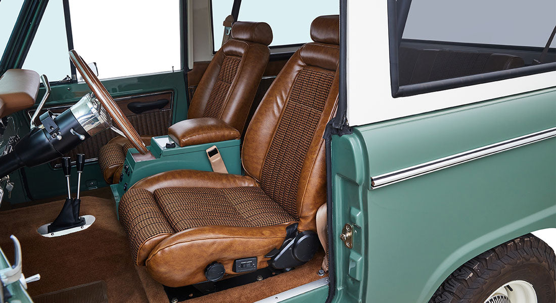 Classic Ford Bronco interior