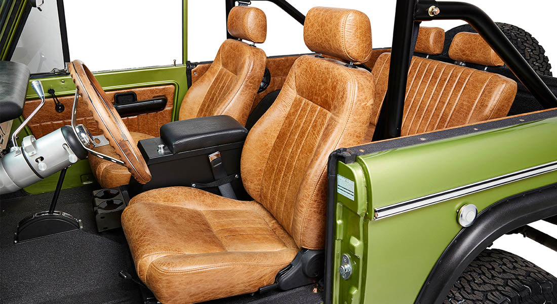Classic Ford Bronco interior