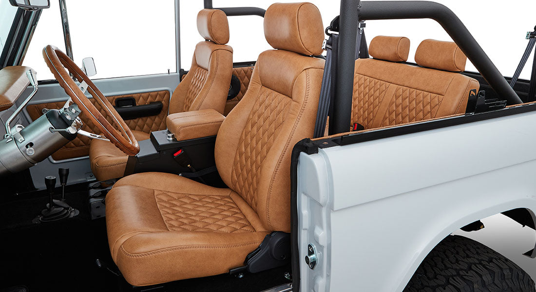 Classic Ford Bronco interior