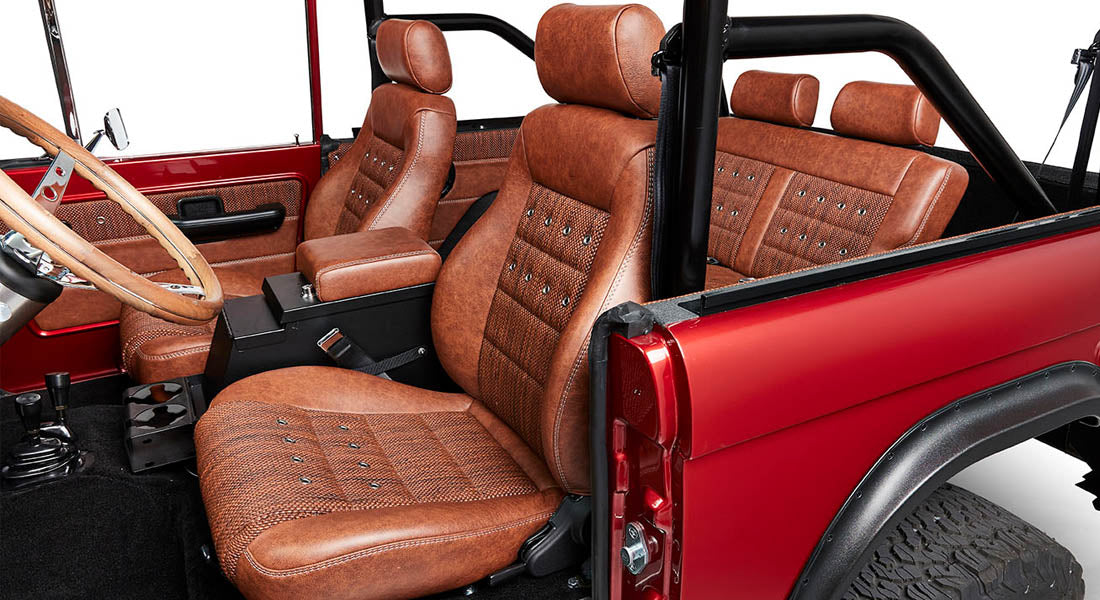 Classic Ford Bronco interior
