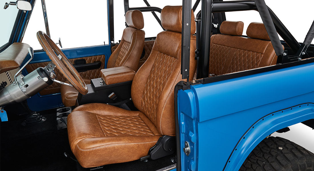Classic Ford Bronco interior