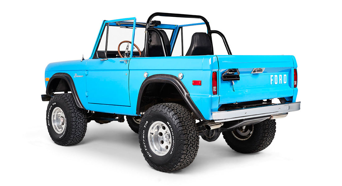 Classic Ford Bronco rear driver-side view