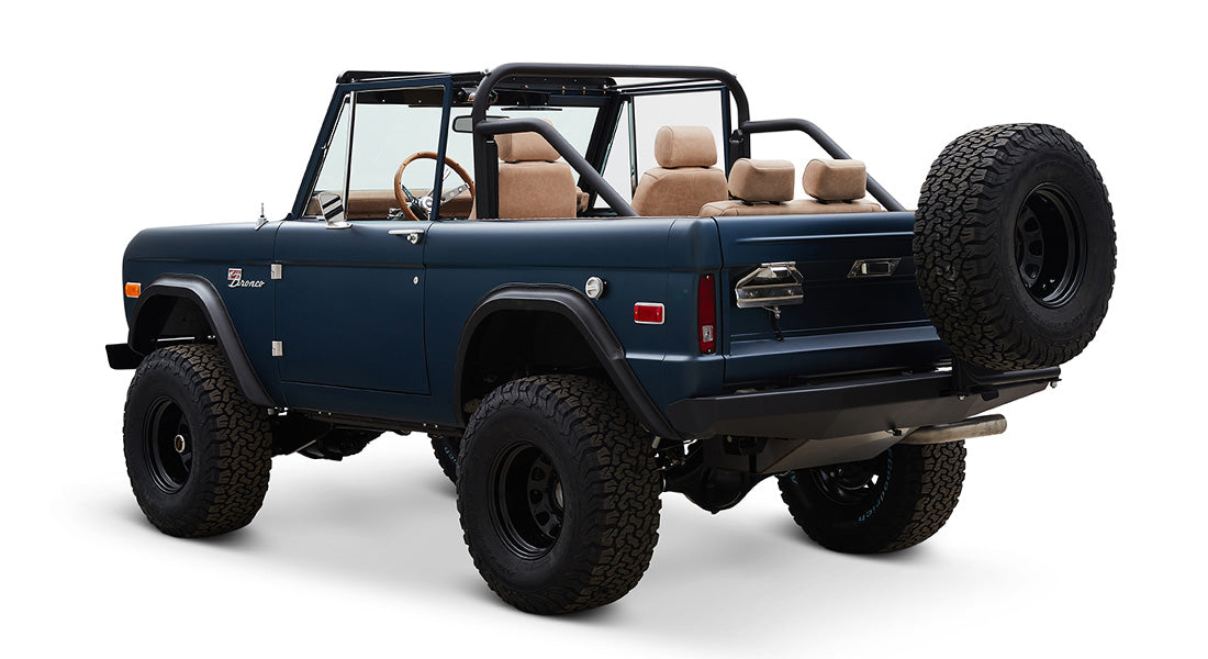 Classic Ford Bronco rear driver-side view