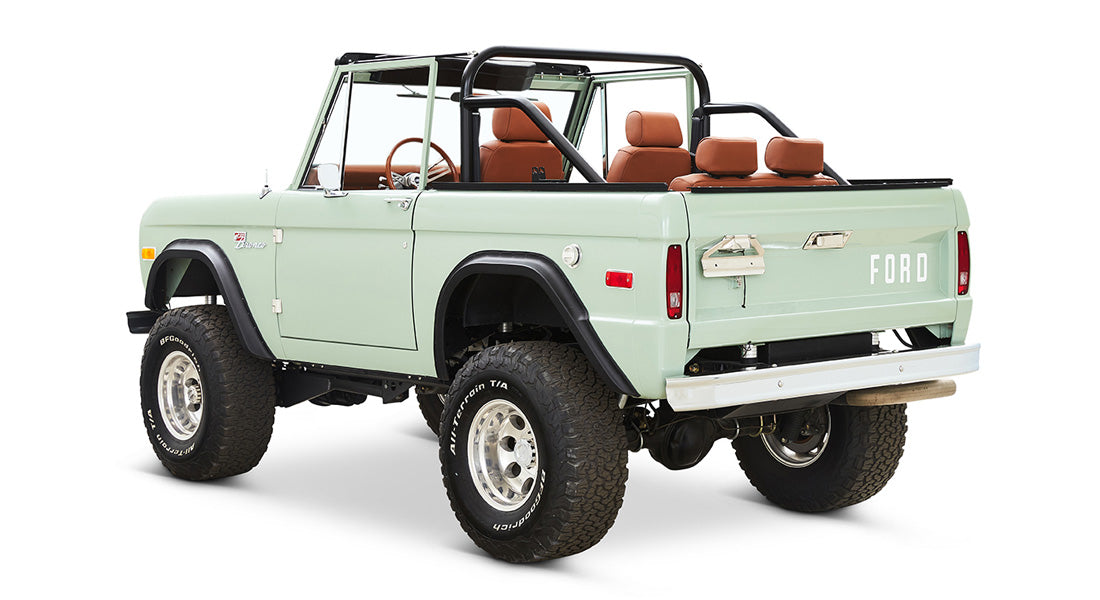 Classic Ford Bronco rear driver-side view