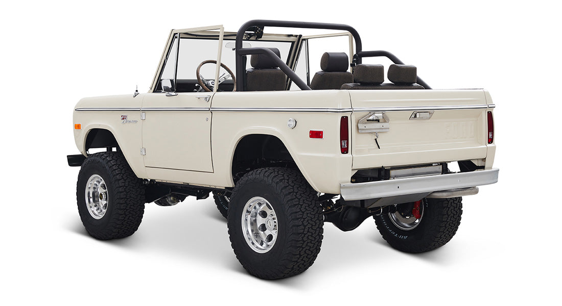 Classic Ford Bronco rear driver-side view