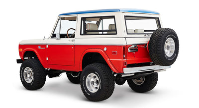 Classic Ford Bronco rear driver-side view