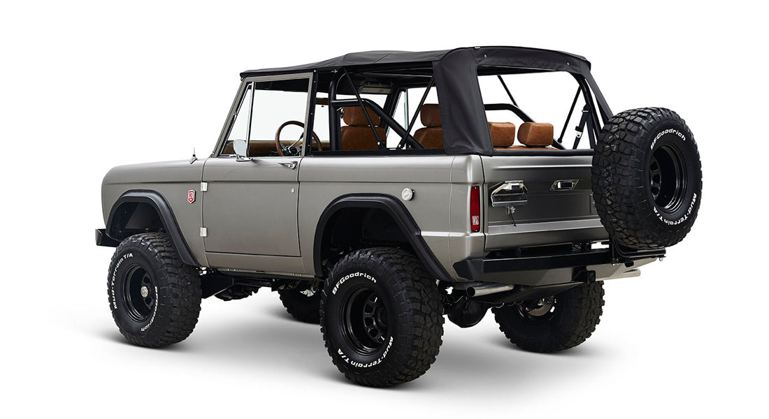 Classic Ford Bronco rear driver-side view