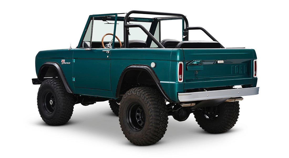 Classic Ford Bronco rear driver-side view