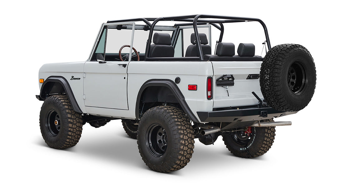 Classic Ford Bronco rear driver-side view