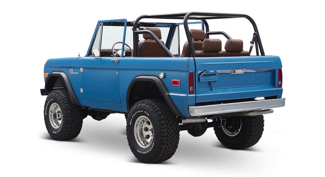 Classic Ford Bronco rear driver-side view