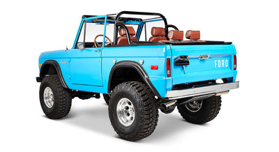 Classic Ford Bronco rear driver-side view