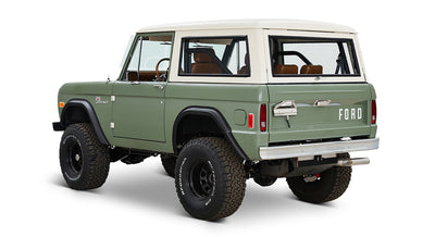 Classic Ford Bronco rear driver-side view