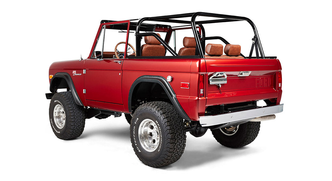 Classic Ford Bronco rear driver-side view
